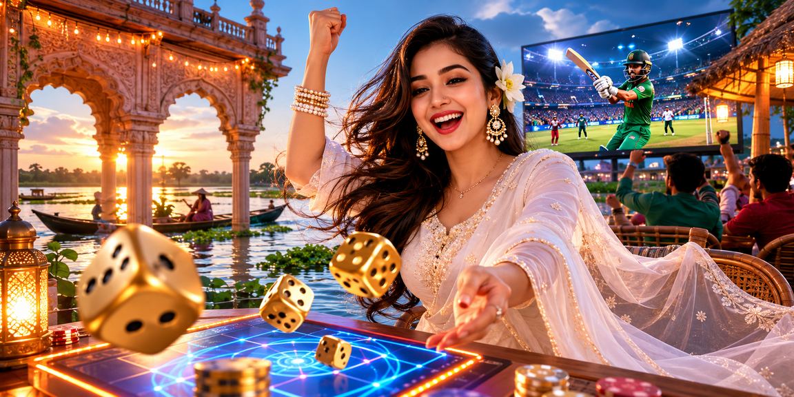 বাংলাদেশ ক্রিকেট বেটিং উপভোগরত মডেল